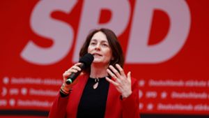 Die Spitzenkandidatin der SPD für die Europawahl: Katarina Barley. Foto: Georg Wendt/dpa