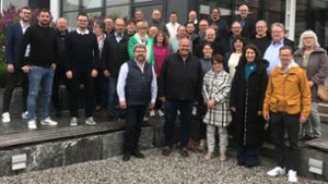 Die Spitzen der Verwaltung und der Gemeinderat besuchten bei ihrer Klausurtagung die Schweizer Partnergemeinde Lachen am Zürichsee. Foto: Stadt Schramberg